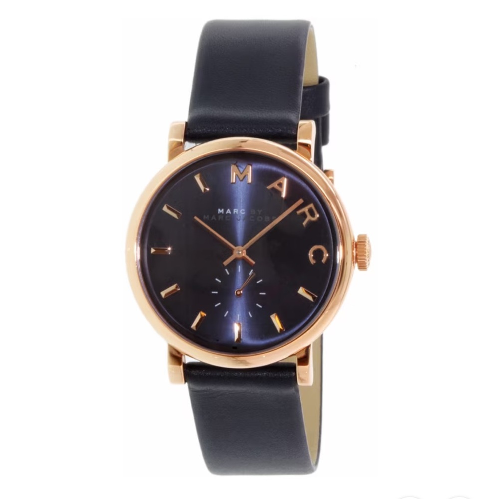 Marc Jacobs women’s baker watch navy blue
